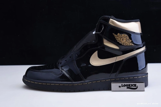 METALLIC GOLD 1 555088-032 RETRO HIGH AIR (2020) BLACK JORDAN 0712